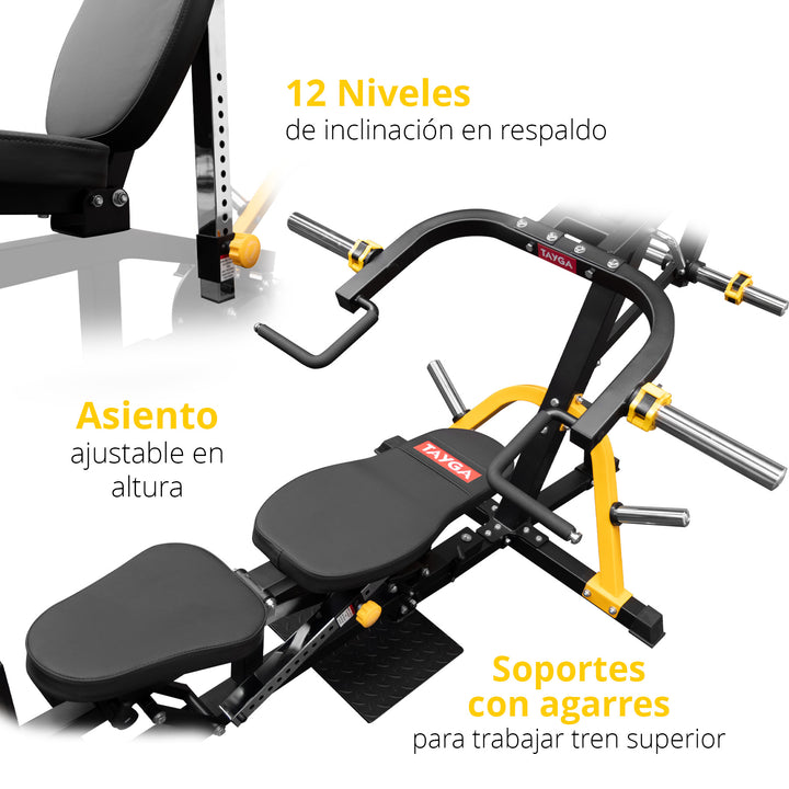 Tayga Entrenador de Fuerza con Banco