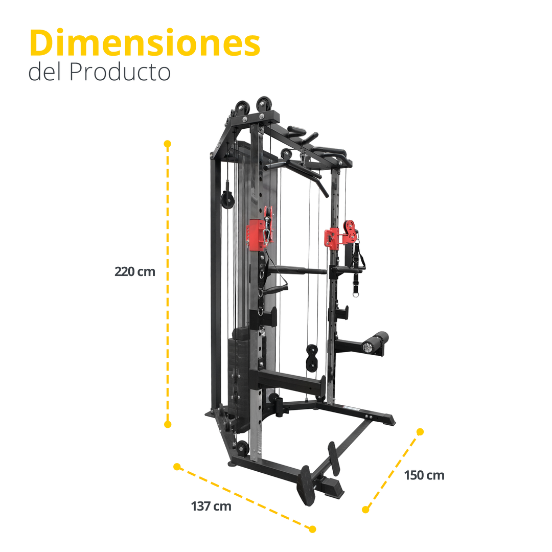 Maquina BusyBody con polea sencilla