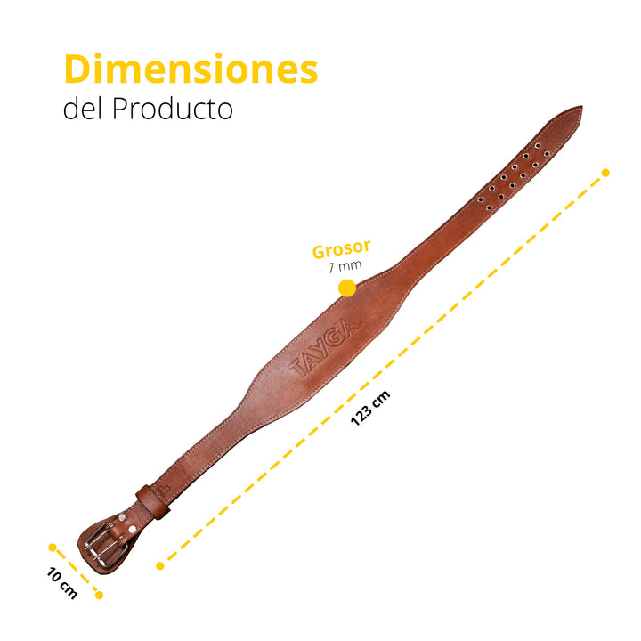 Cinturón miel extragrande