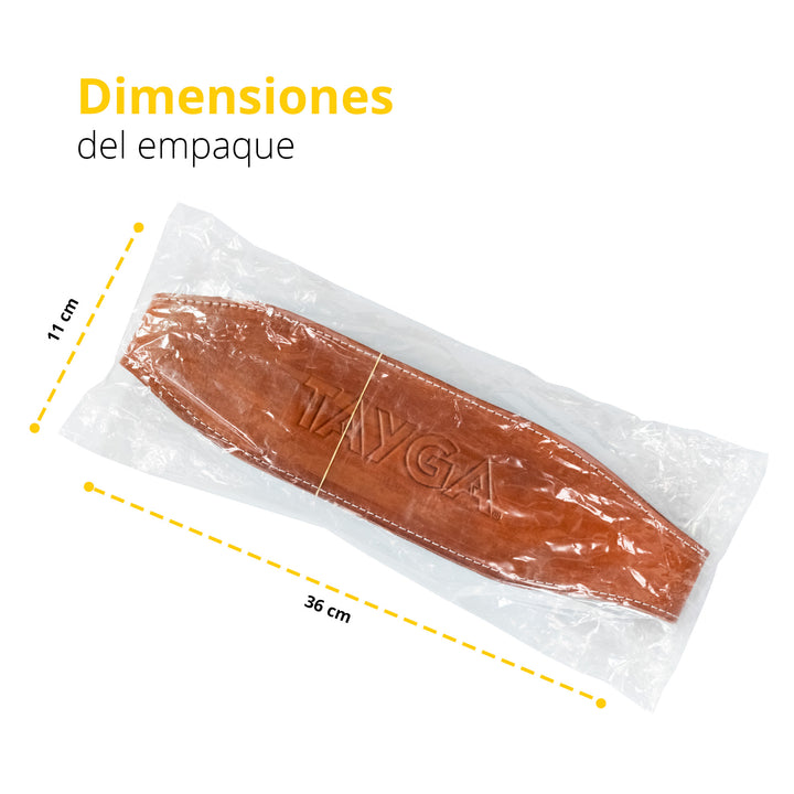 Cinturón miel extragrande