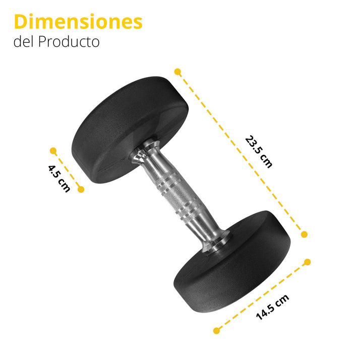 Mancuerna redonda acero