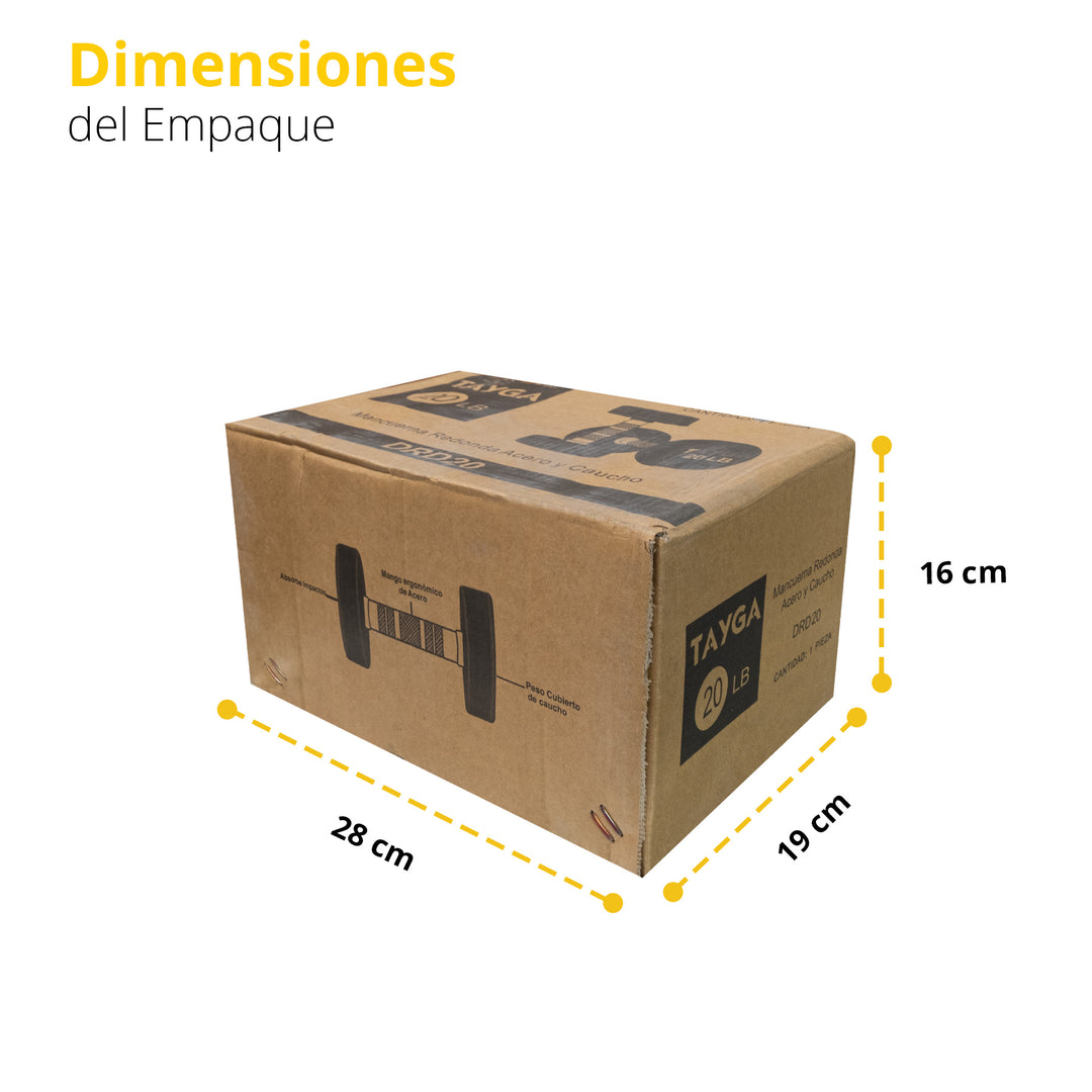 Mancuerna redonda acero