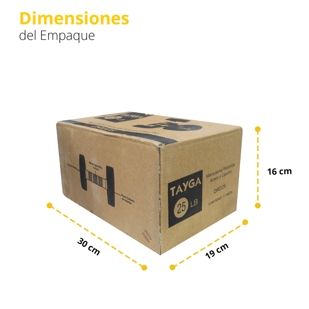 Mancuerna redonda acero