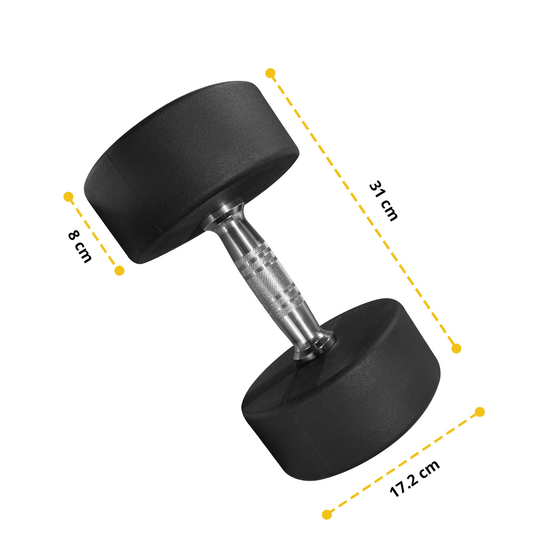 Mancuerna redonda acero