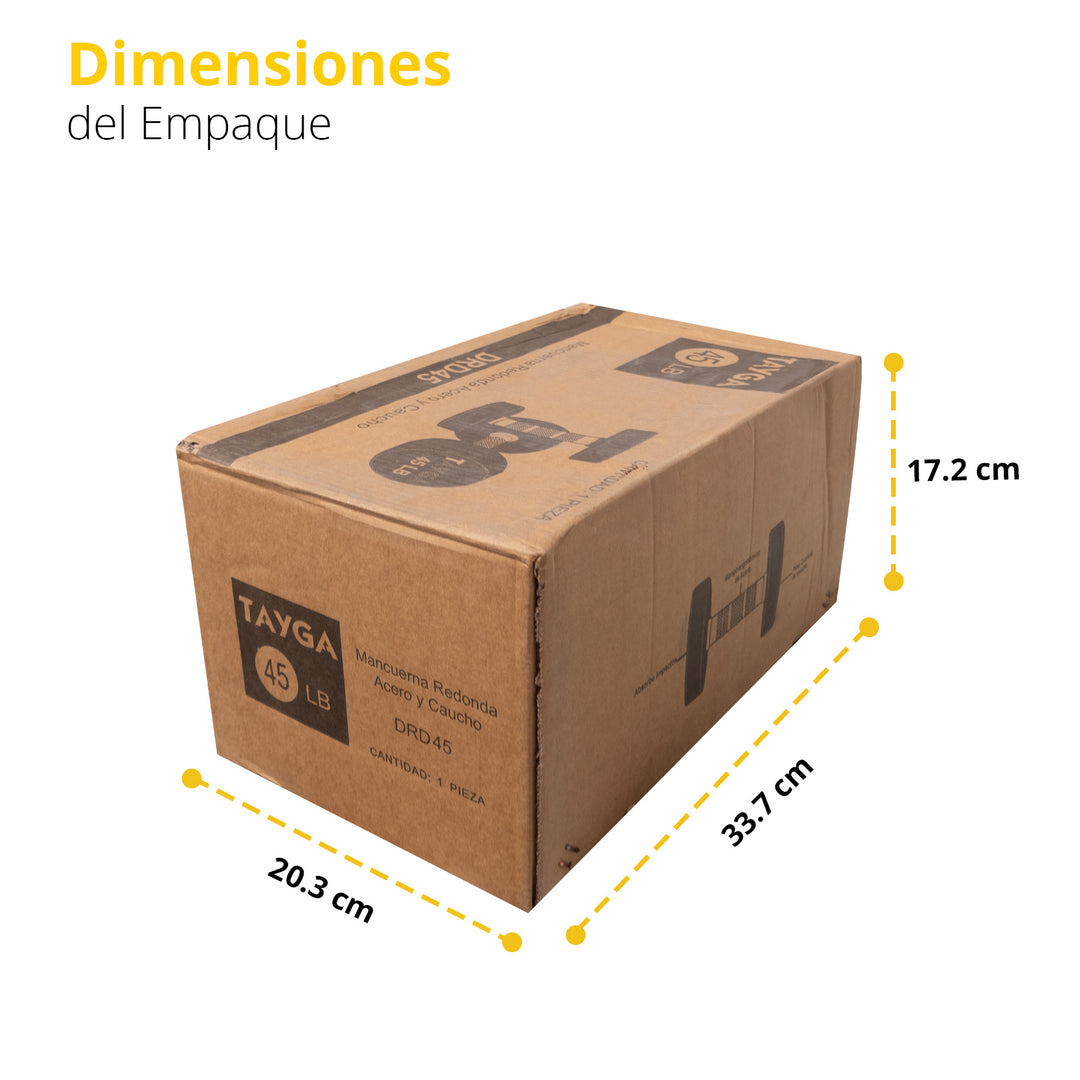 Mancuerna redonda acero