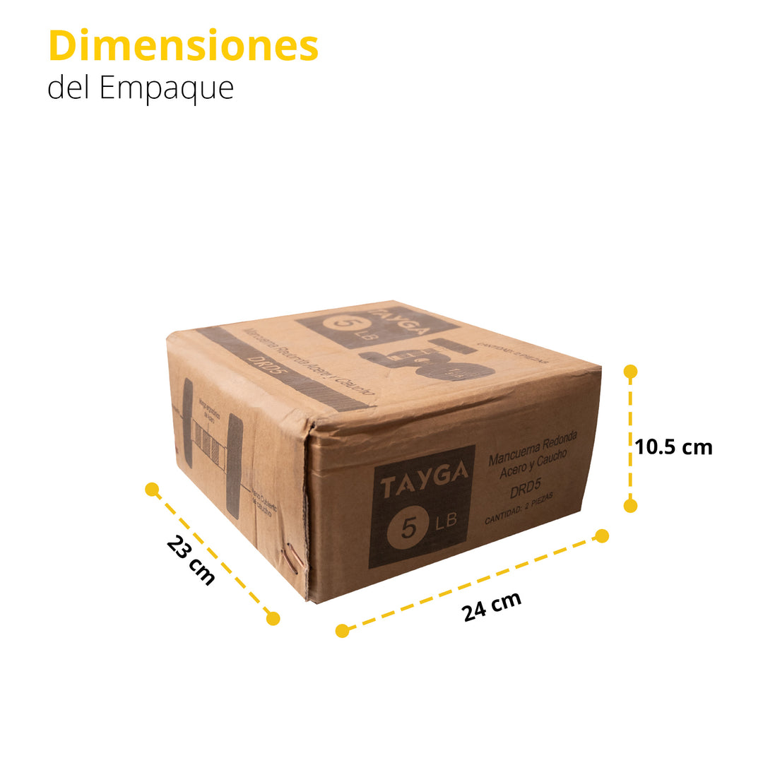 Mancuerna redonda acero