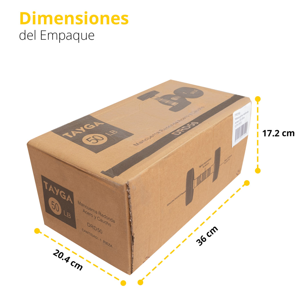 Mancuerna redonda acero