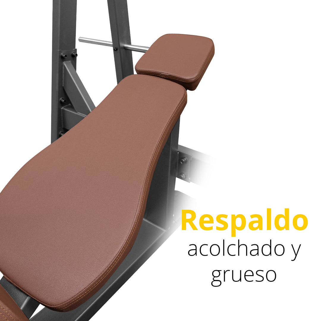 Banco inclinado TAYGA-PRO estante barra