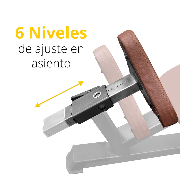 Banco inclinado TAYGA-PRO estante barra