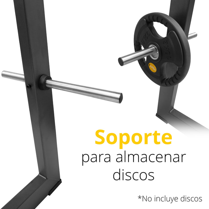 Banco inclinado TAYGA-PRO estante barra