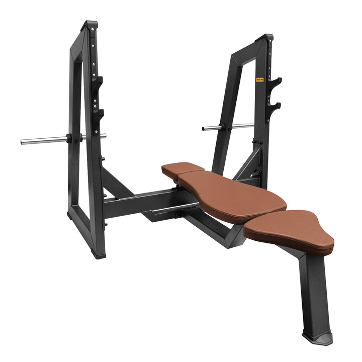 Banco TAYGA-PRO con estante para barra