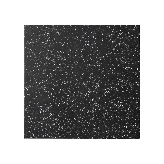 Pieza de piso de Caucho multipropósito negro/blanco