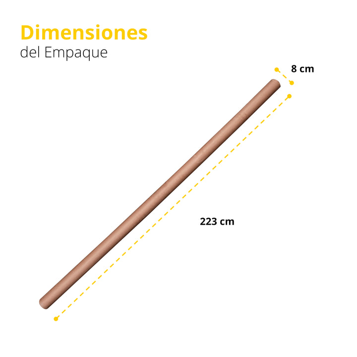 Barra olimpica 2.20 Mts Cromada, 600 lb. 20 kg.