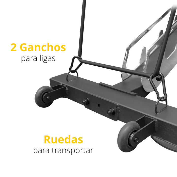 Banco Tayga ajustable, rudo, perfil 3mm 34 kg