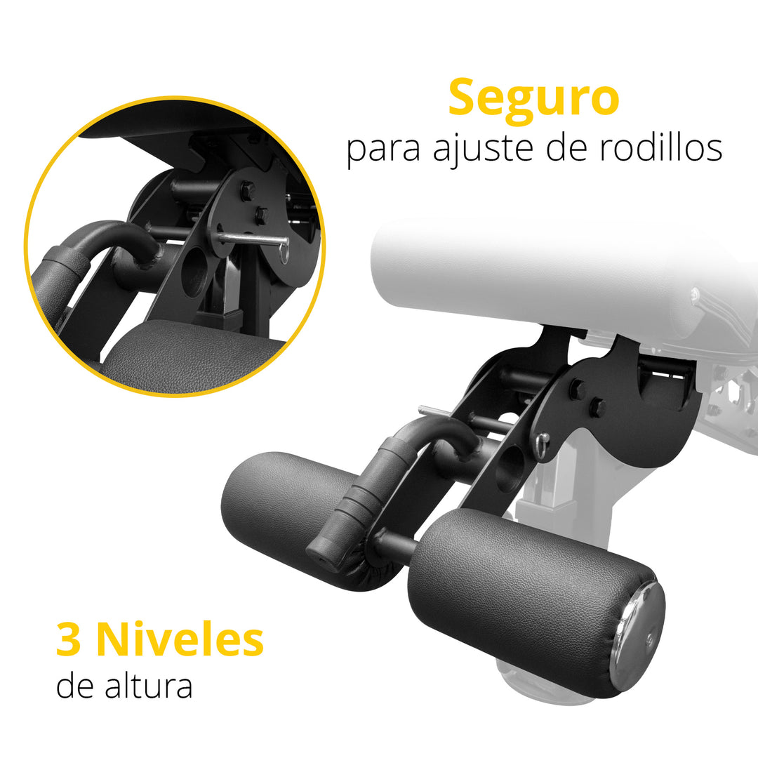 Banco Tayga ajustable, rudo, perfil 3mm 34 kg