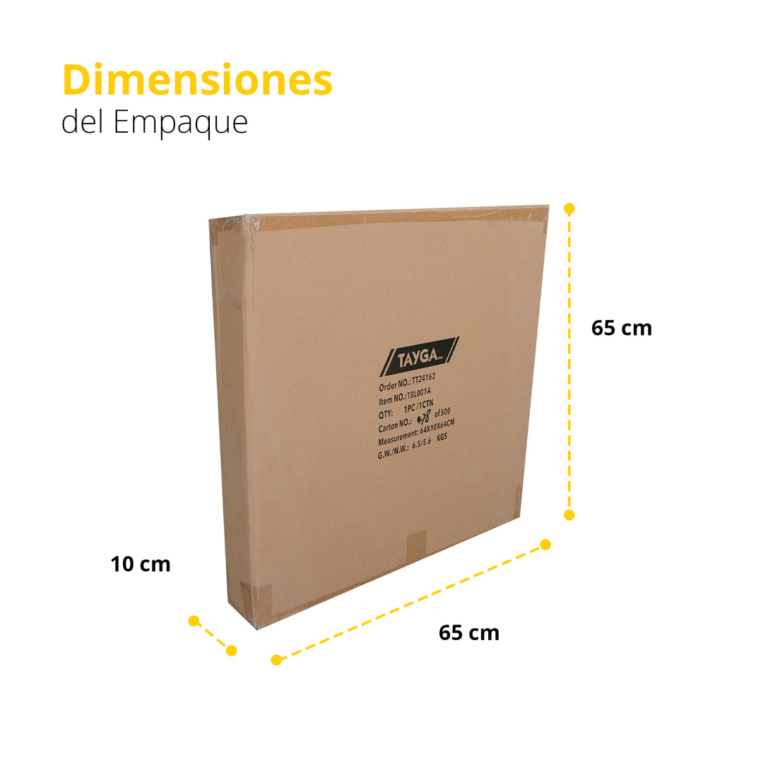 Entrenador de equilibrio 60cm color amarillo con negro y dos agarraderas