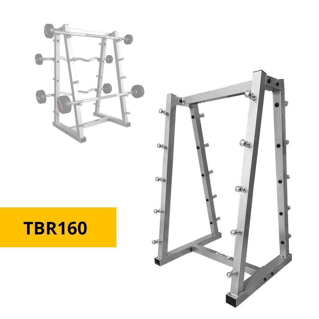 Rack para barra recta o z con peso integrado