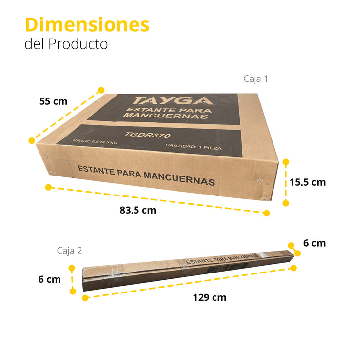 Estante para 10 pares mancuernas hexagononales