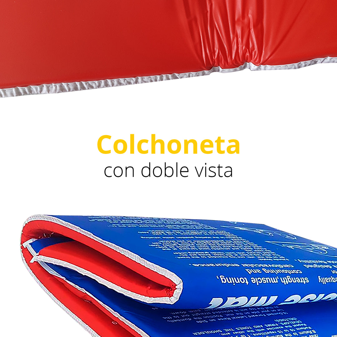 Colchoneta bicolor 180cm*60cm*2.5cm
