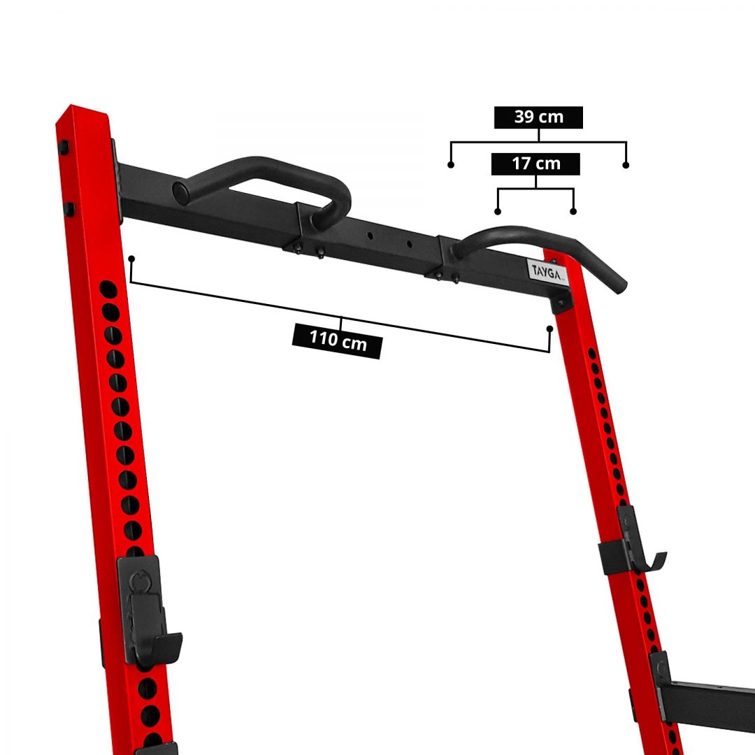 Rack Dominadas con Soporte para Barra Olímpica