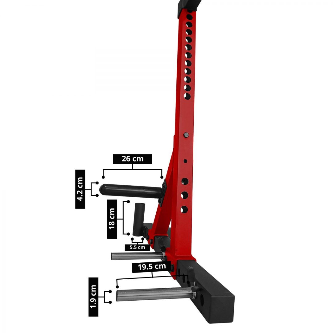 Rack Dominadas con Soporte para Barra Olímpica