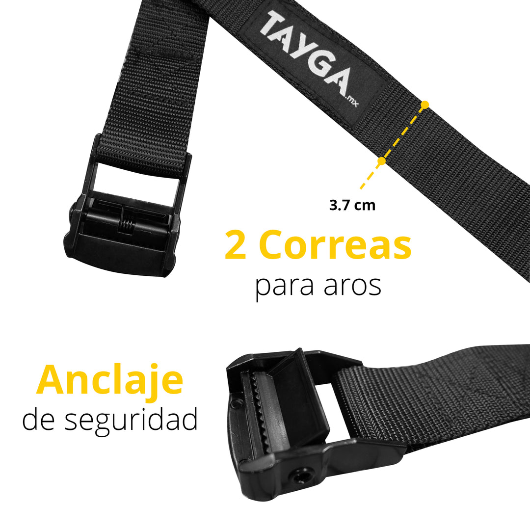 Par de aros olimpicos con accesorio
