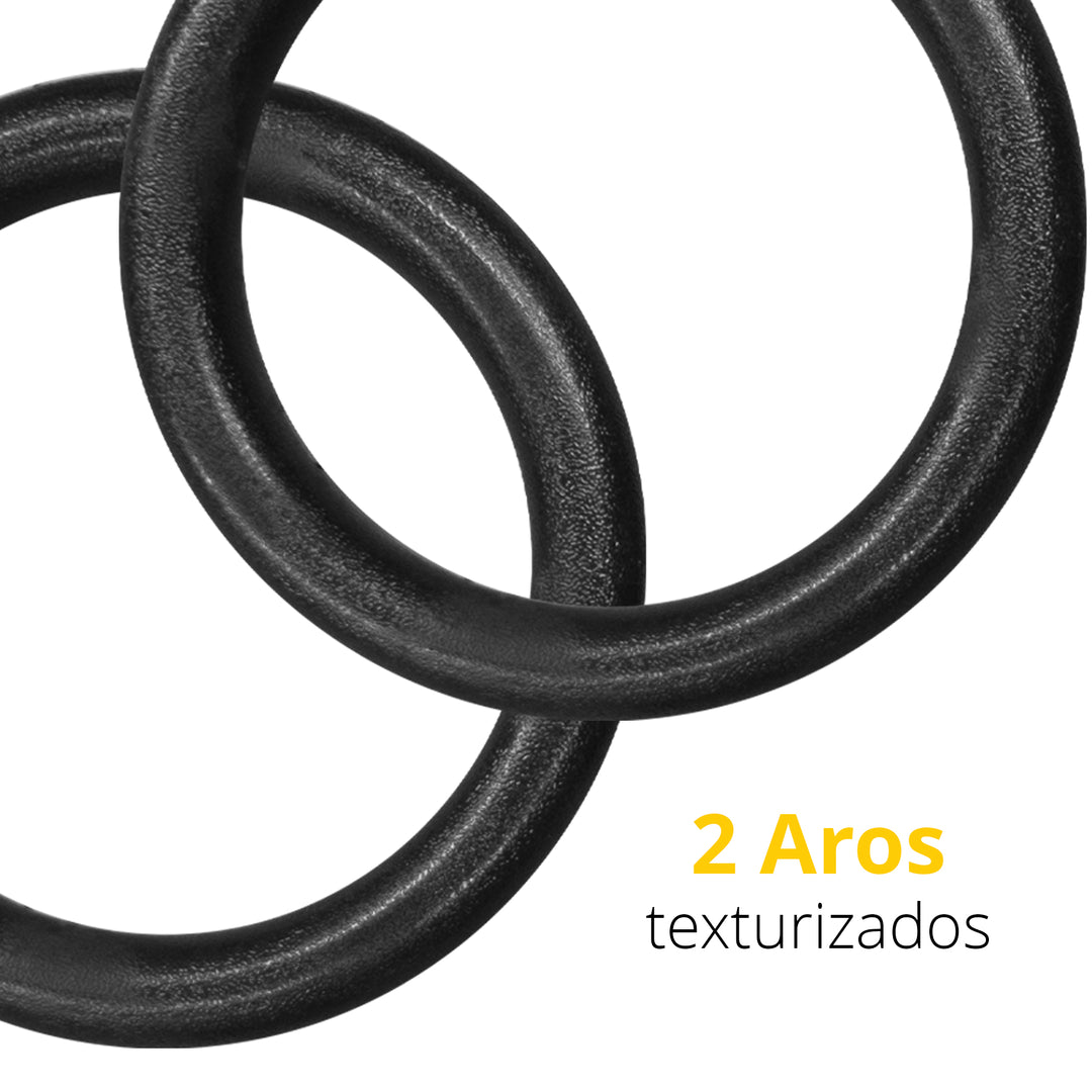Par de aros olimpicos con accesorio