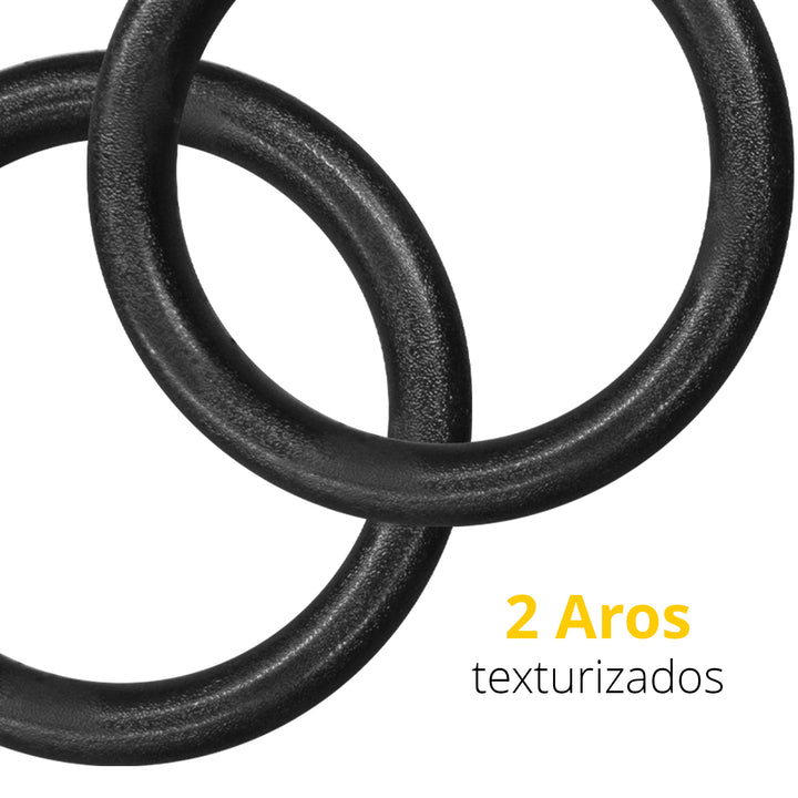 Par de aros olimpicos con accesorio