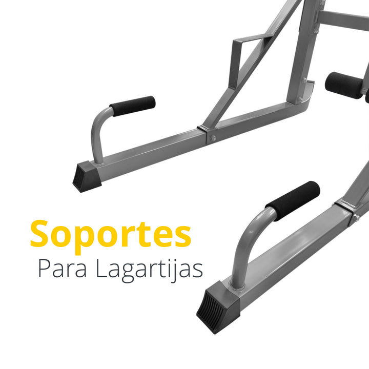 Torre Multifuncional Abdominales Gris