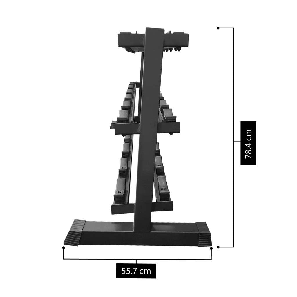 Rack Premium p/Mancuernas 10 Pares