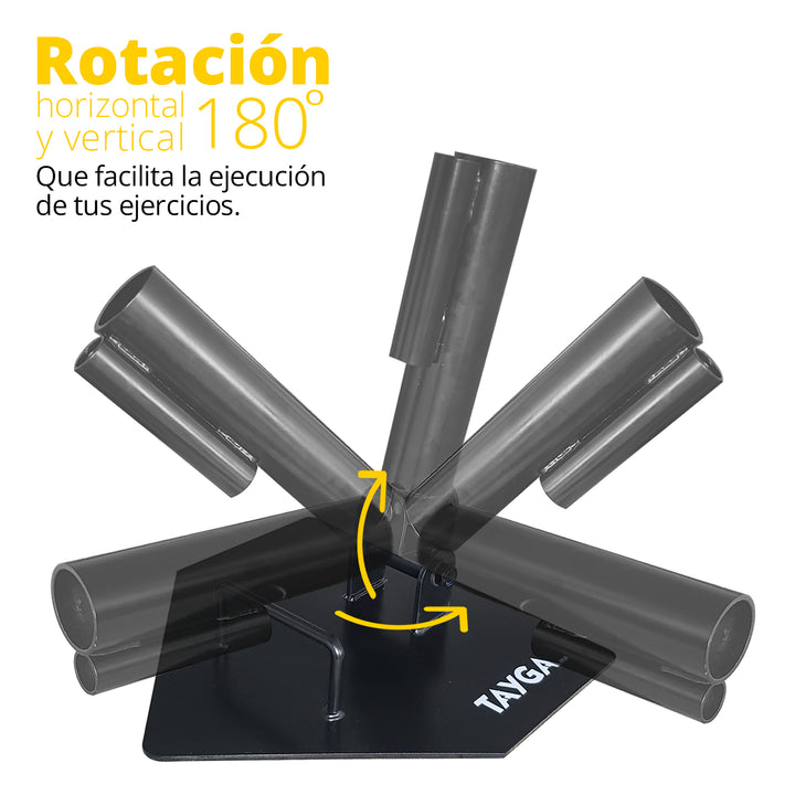 Base ESTANDAR para barra, ejercicio remo 4 kg