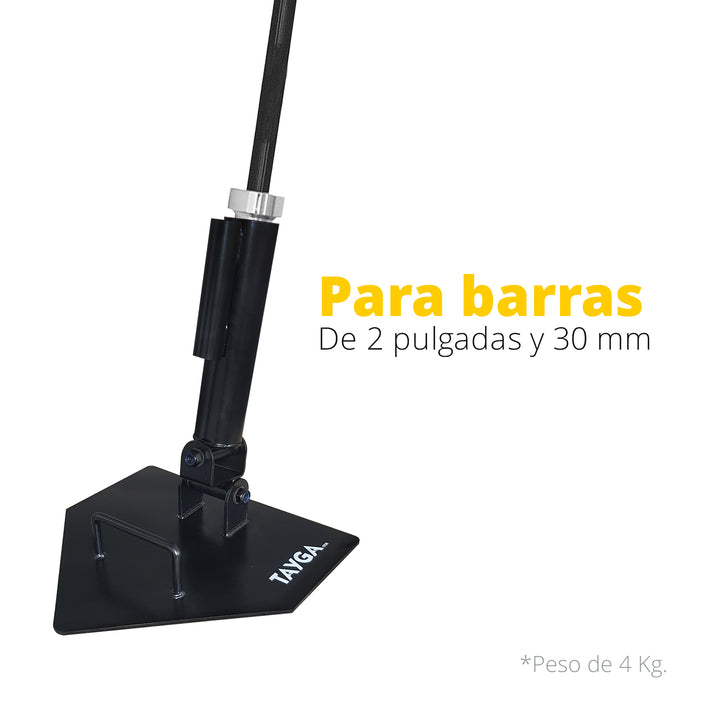 Base ESTANDAR para barra, ejercicio remo 4 kg
