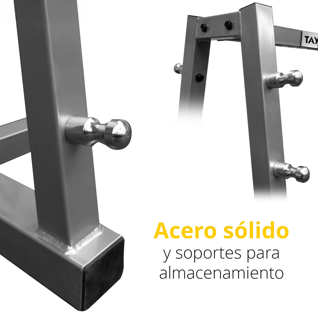 Rack para 12 barras olímpicas