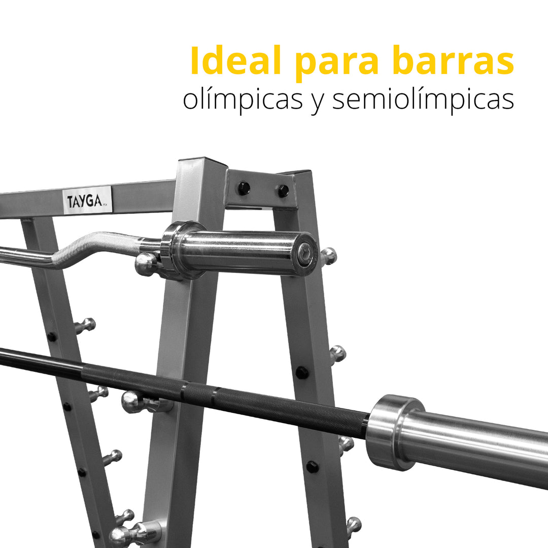 Rack para 12 barras olímpicas