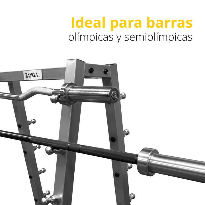Rack para 12 barras olímpicas