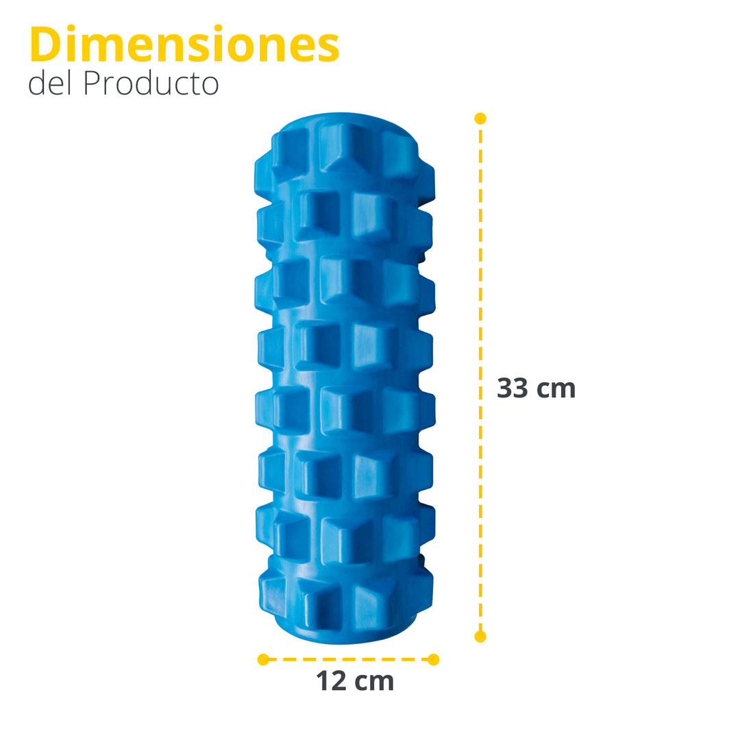 Rodillo para Masaje Azul