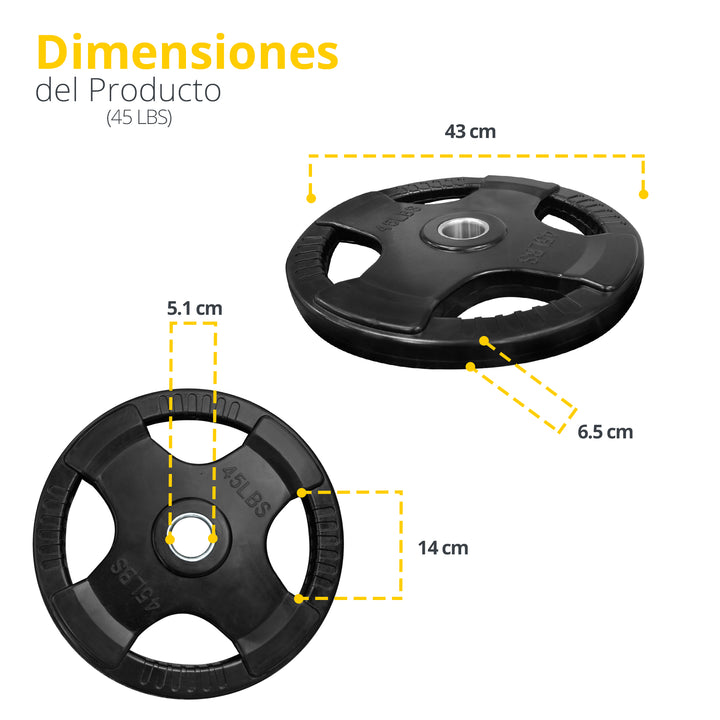Disco Olímpico 4 Agarres