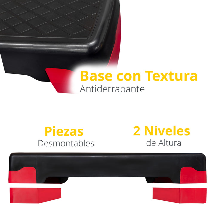 Step Aerobic Tayga Mediano Rojo
