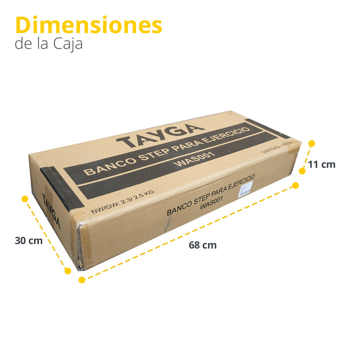 Banco step gris/negro