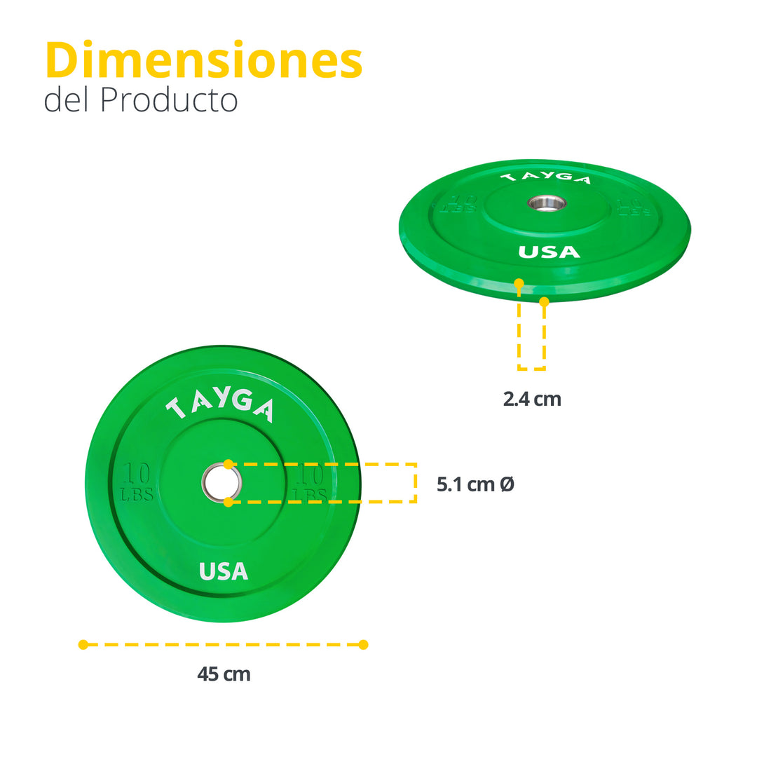 Discos para Halterofilia Hi Temp