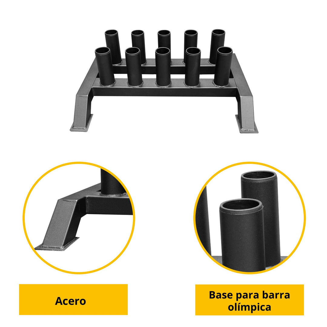 Rack Para Barra Olímpica 72*56*15 cm.
