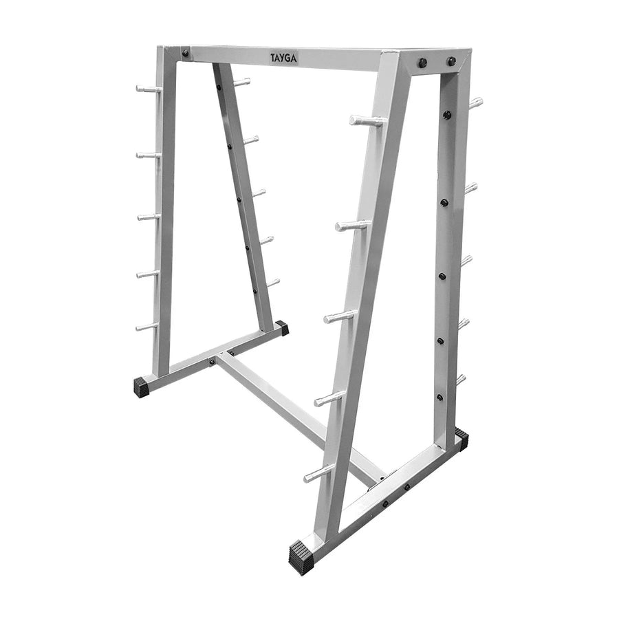 Rack para barra recta o z con peso integrado – Tayga
