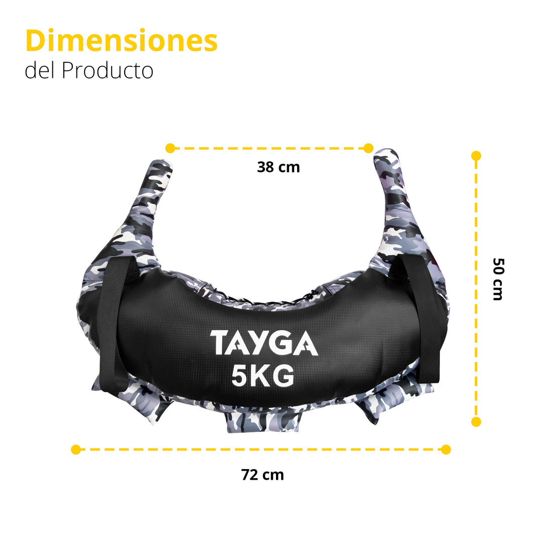 Bolsa bulgara 5 kg camuflaje