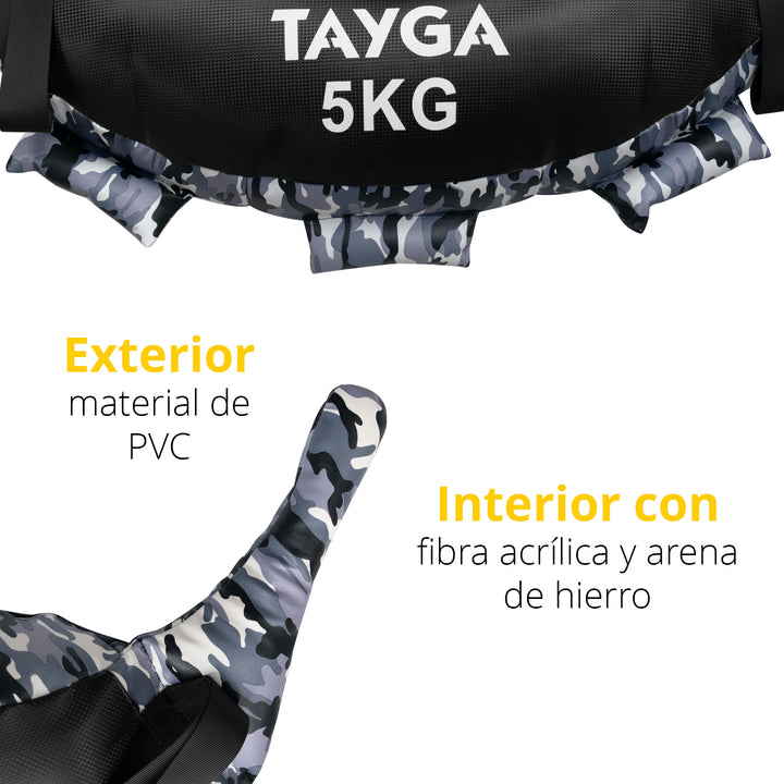 Bolsa bulgara 5 kg camuflaje