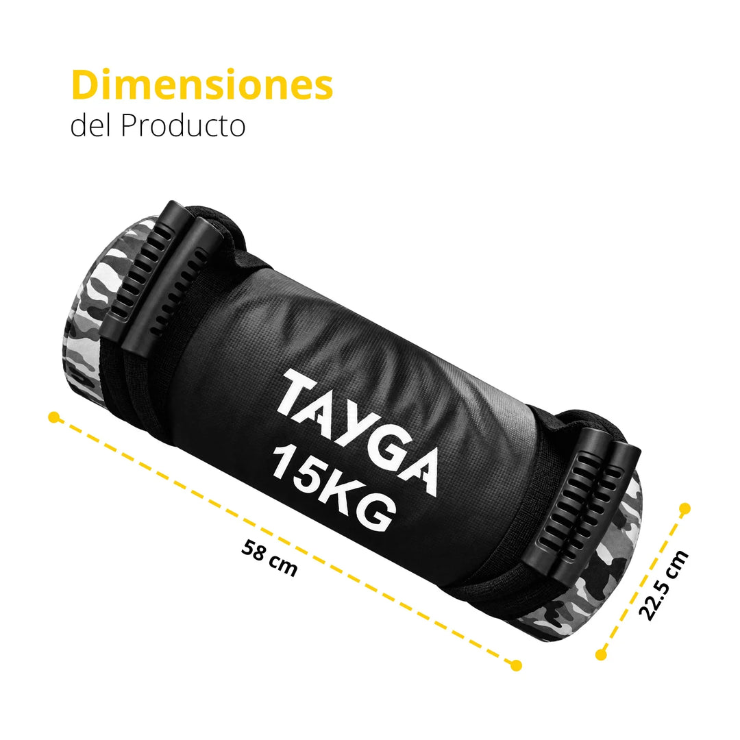 Saco para ejercicio camuflaje 15 Kilogramo