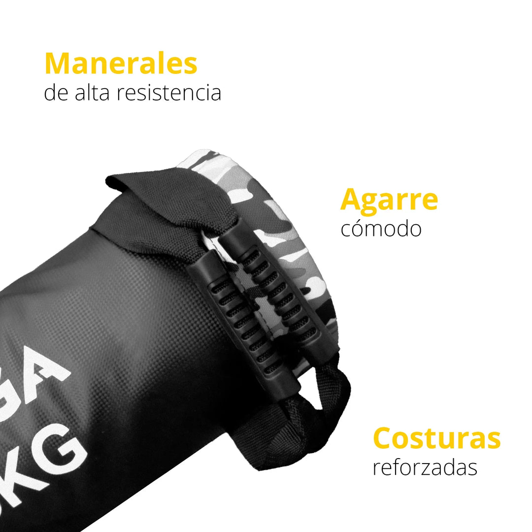 Saco para ejercicio camuflaje 15 Kilogramo