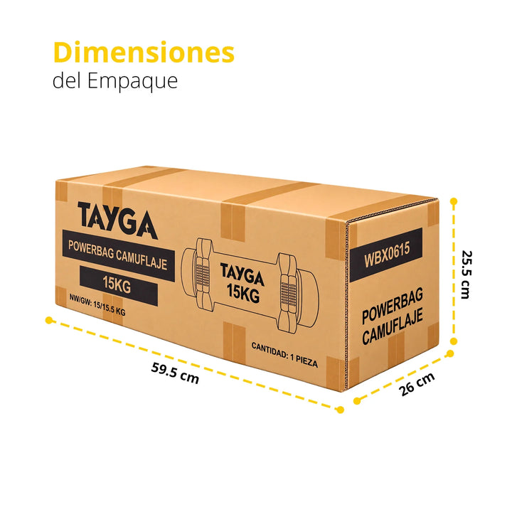 Saco para ejercicio camuflaje 15 Kilogramo
