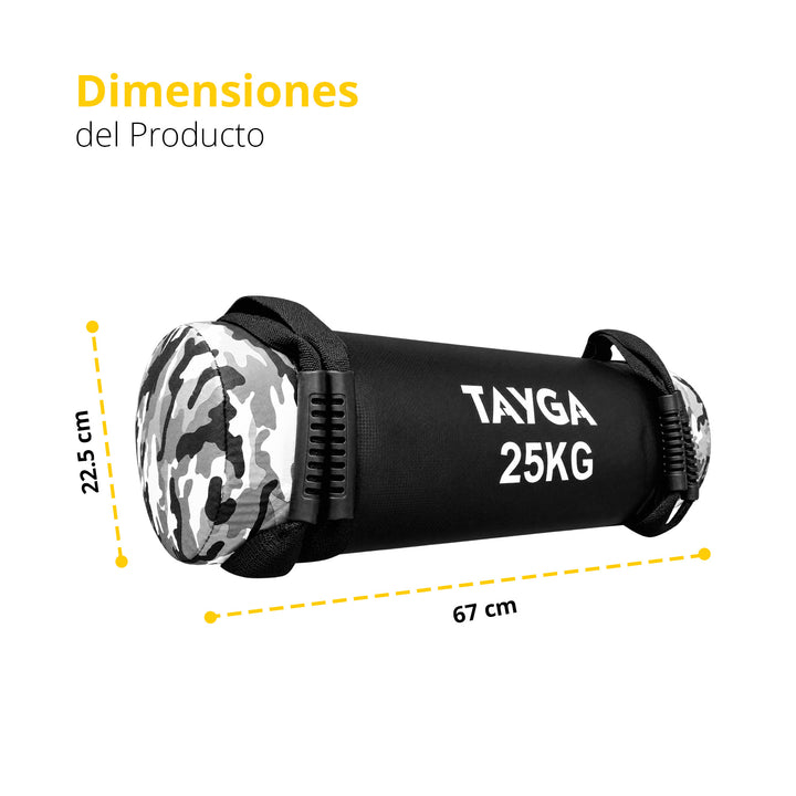 Saco para ejercicio camuflaje 25 Kilogramo