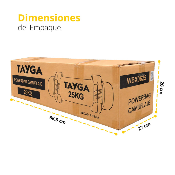 Saco para ejercicio camuflaje 25 Kilogramo