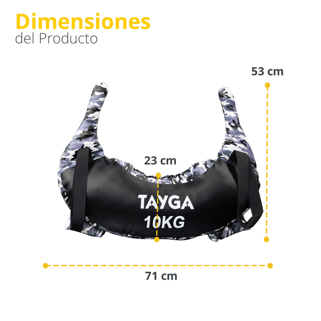 Bolsa bulgara 10 kg camuflaje